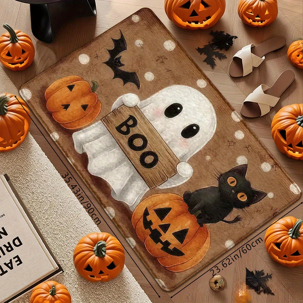 Aquarium Zombie - VIKAMA Zucca di Halloween Fantasma Tappeto