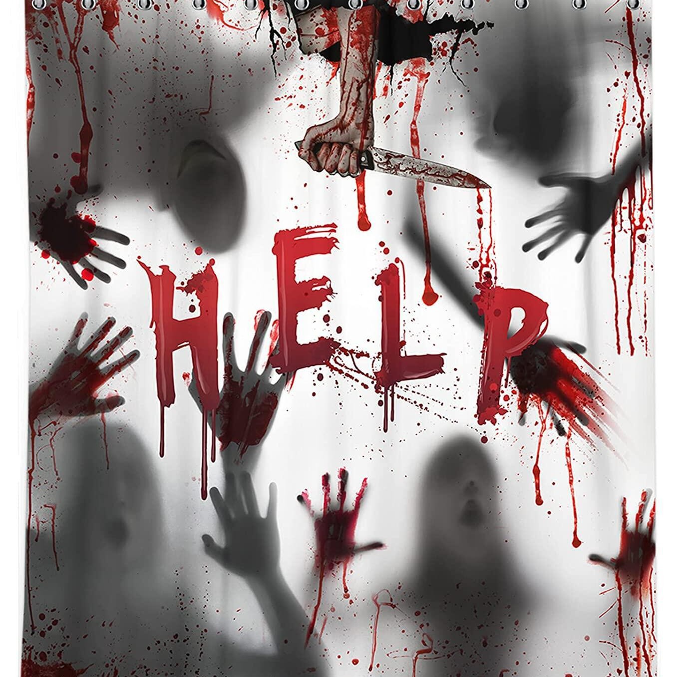 Aquarium Zombie - Tenda da Doccia di Halloween con