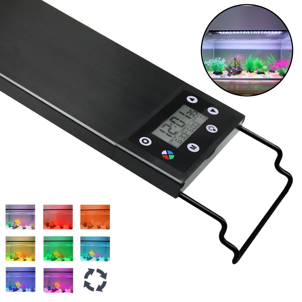 Aquarium Plant Grow Light - Luce LED per acquario impermeabile IP68,