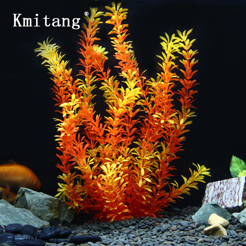 Aquarium Planted Wood - Piante Tropicali Artificiali da 100cm, Grandi