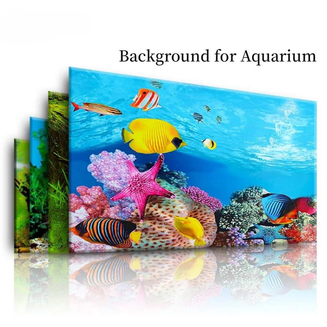 Planted Aquarium Supplies - Sfondo Acquario Adesivo 3D Poster Decorazione
