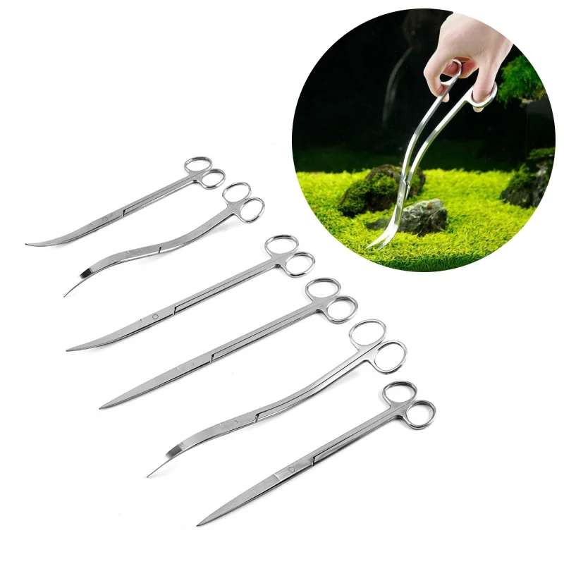 Planted Aquarium Tools - Strumenti per forbici per acquari Pinzette