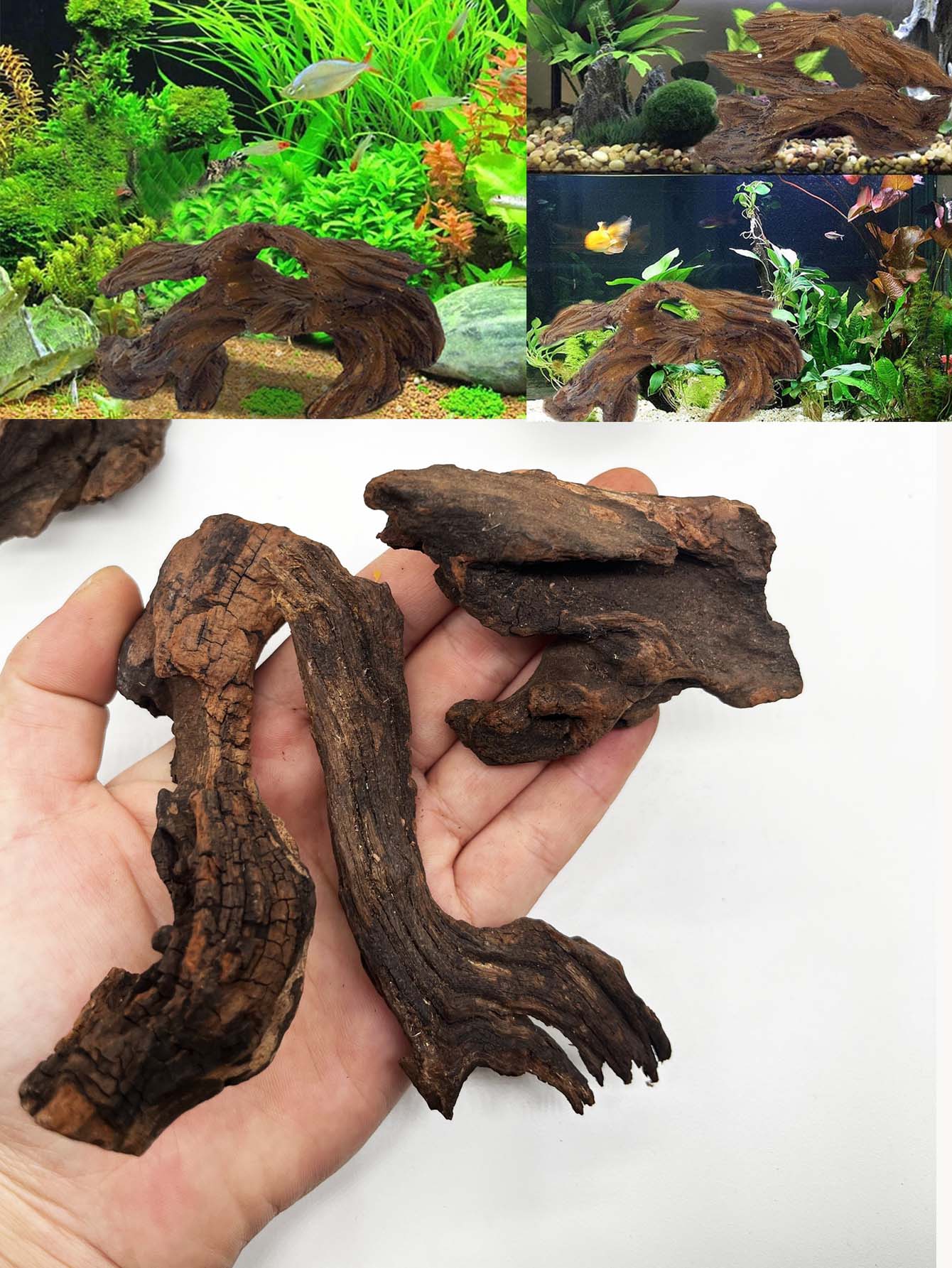 3 pezzi ﻿ Set di legni alla de - Aquarium Planted Wood recensione e prezzo
