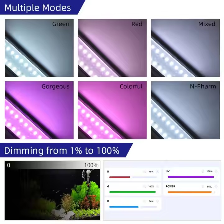 Luci per Acquario WEEK AQUA Se - Aquarium Plant Grow Light recensione e prezzo