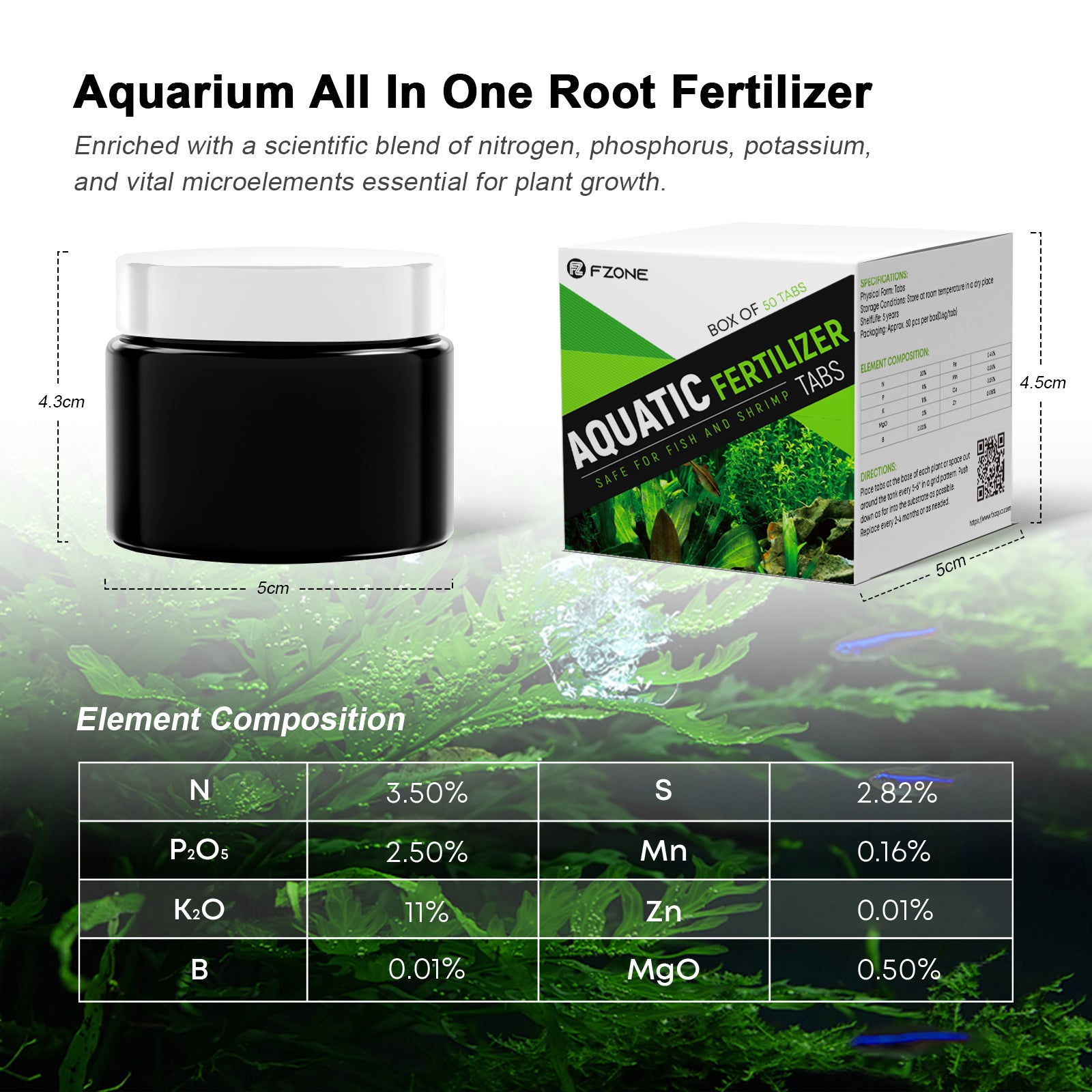 FZONE Root Tabs: Fertilizzante - Aquarium Plant Root Tabs recensione e prezzo