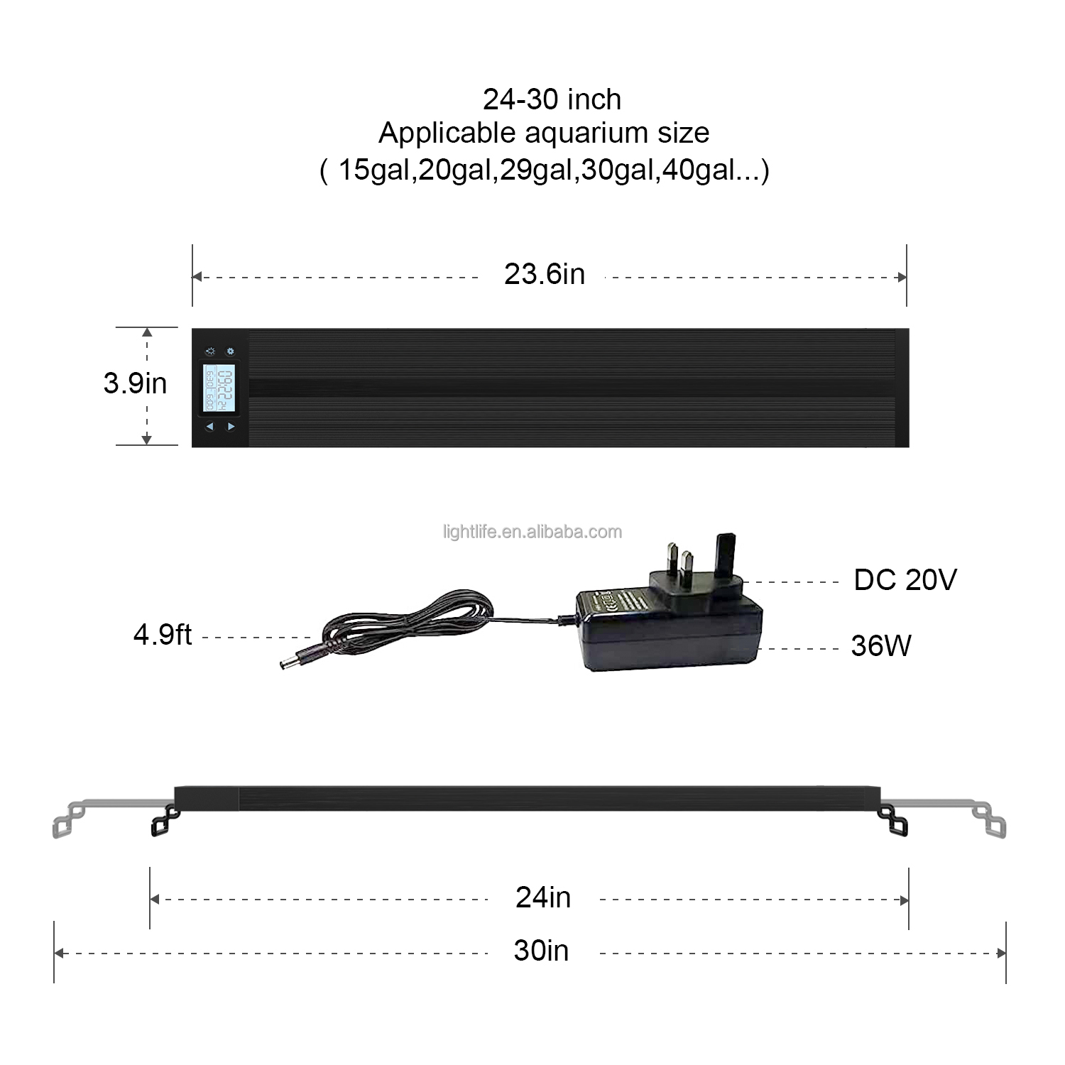 Lampada LED per Acquario 18-68 - Aquarium Plant Uk recensione e prezzo