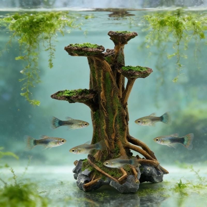 Albero di Muschio Artificiale, - Aquarium Planted Wood recensione e prezzo