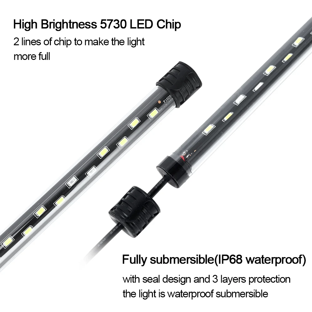 58CM Acquario Luce LED Pianta  - Aquarium Plant Light recensione e prezzo