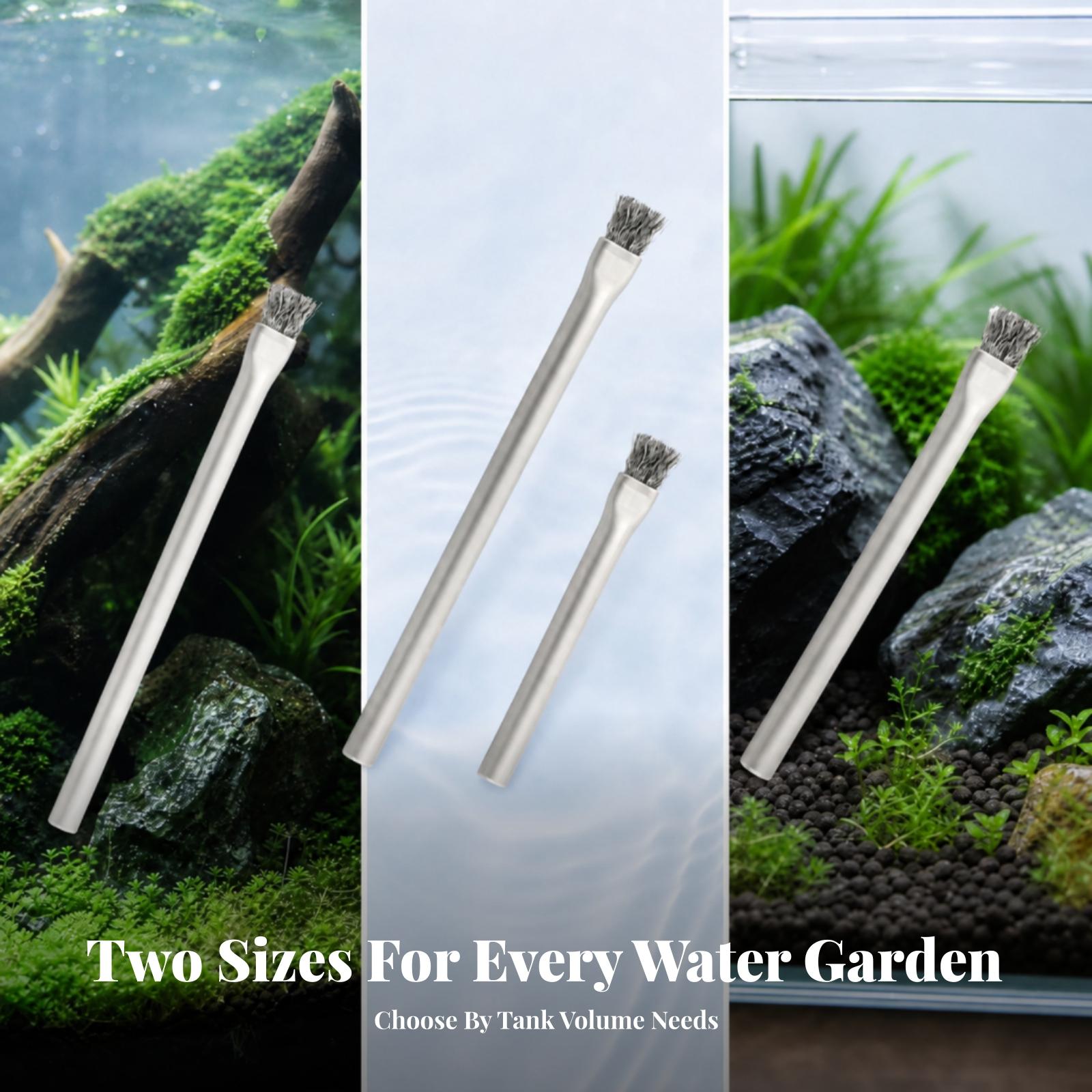 Spazzola per Algae in Acciaio  - Planted Aquarium With Rocks recensione e prezzo
