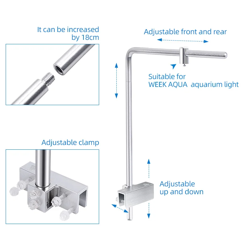 Settimana Aqua Light Stand uni - Aquarium Plant Light recensione e prezzo